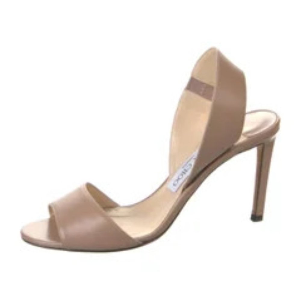 JIMMY CHOO Leather Pump Sandals